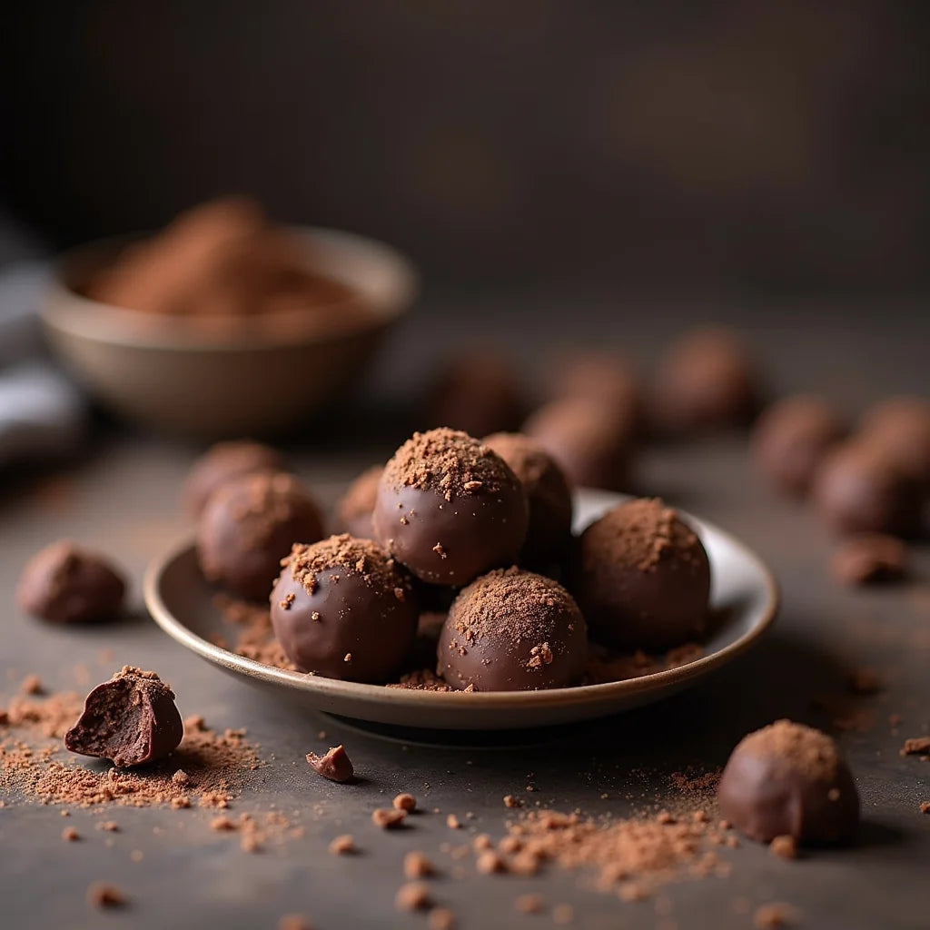 Dark Chocolate Truffles - Crafting Dark Chocolate Truffles at Home with Easy Steps