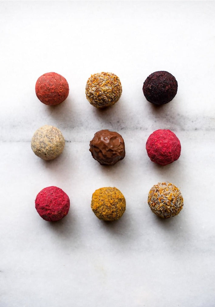 CRISPY KADAIFI COATED MILK CHOCOLATE TRUFFLE WITH PISTACHIO FILLING